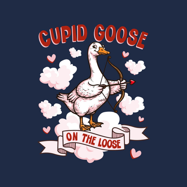 Cupid Goose Valentines Day-Youth-Pullover-Sweatshirt-The Ginger Effect