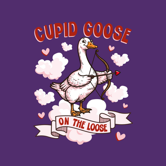 Cupid Goose Valentines Day-Unisex-Crew Neck-Sweatshirt-The Ginger Effect
