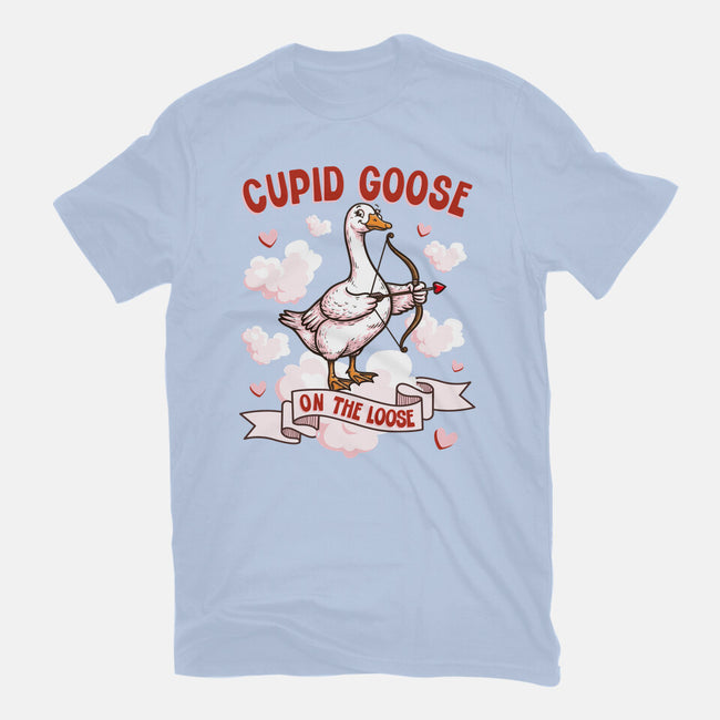 Cupid Goose Valentines Day-Mens-Premium-Tee-The Ginger Effect