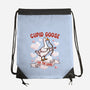 Cupid Goose Valentines Day-None-Drawstring-Bag-The Ginger Effect