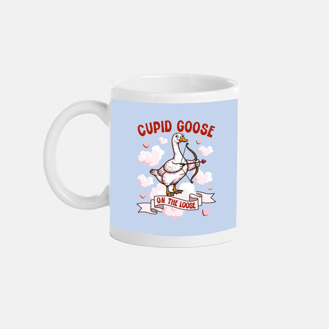 Cupid Goose Valentines Day-None-Mug-Drinkware-The Ginger Effect