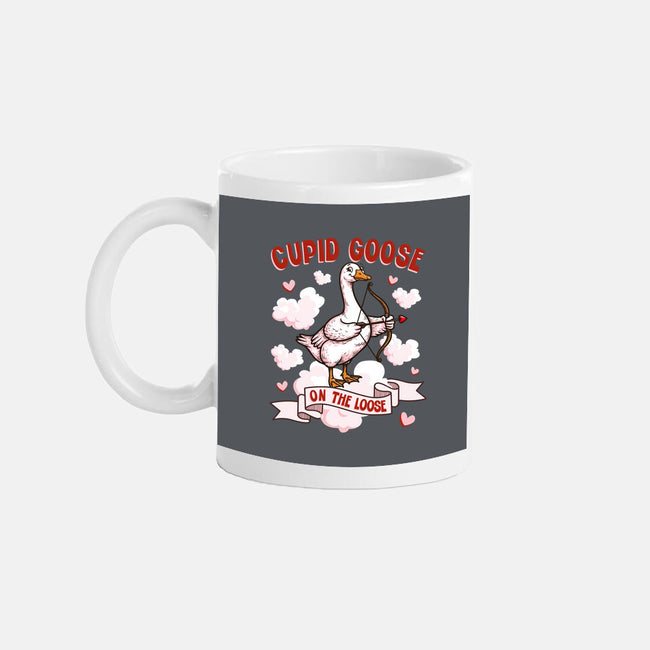 Cupid Goose Valentines Day-None-Mug-Drinkware-The Ginger Effect
