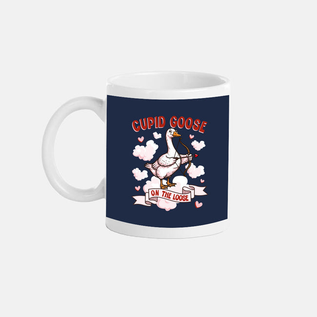 Cupid Goose Valentines Day-None-Mug-Drinkware-The Ginger Effect