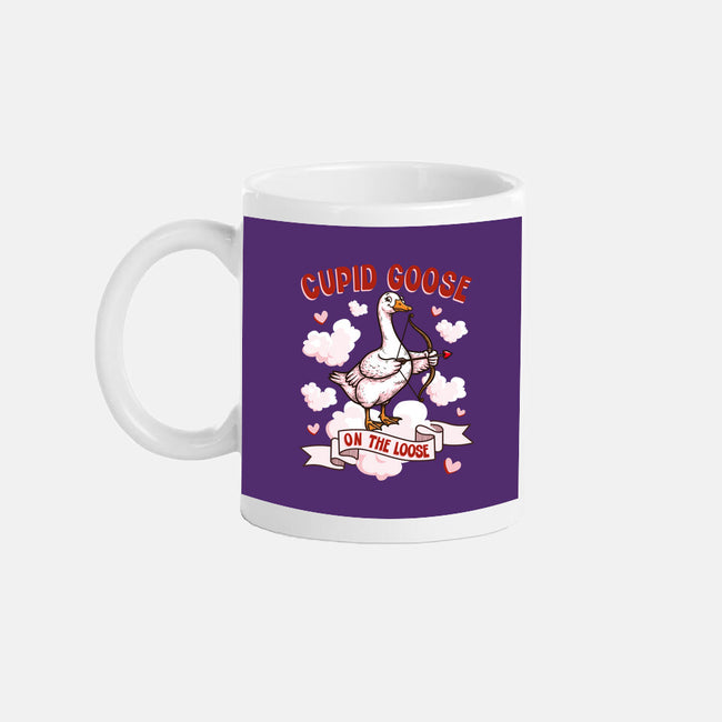 Cupid Goose Valentines Day-None-Mug-Drinkware-The Ginger Effect