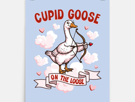 Cupid Goose Valentines Day
