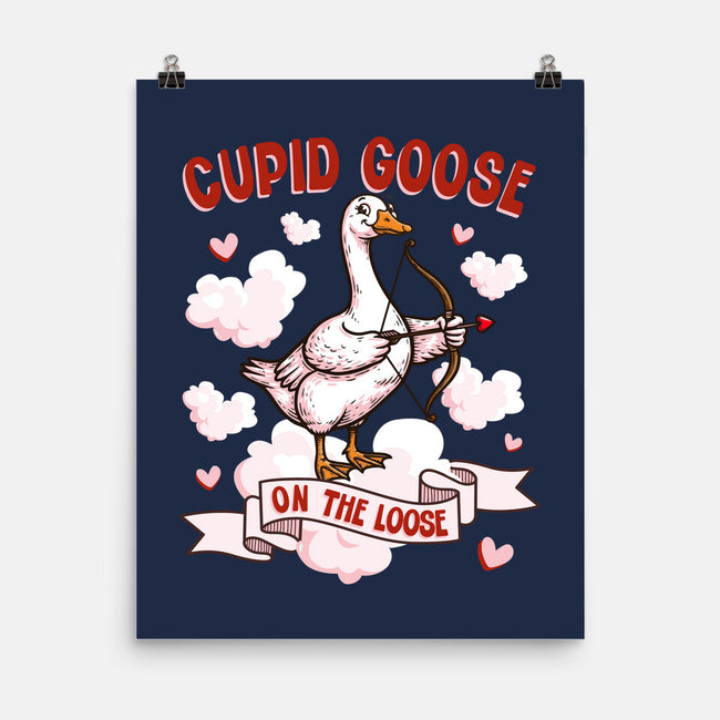 Cupid Goose Valentines Day-None-Matte-Poster-The Ginger Effect