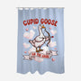 Cupid Goose Valentines Day-None-Polyester-Shower Curtain-The Ginger Effect