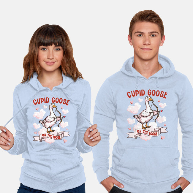 Cupid Goose Valentines Day-Unisex-Pullover-Sweatshirt-The Ginger Effect