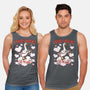 Cupid Goose Valentines Day-Unisex-Basic-Tank-The Ginger Effect