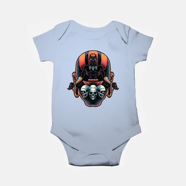 Master Of The Yoga Flame-Baby-Basic-Onesie-glitchygorilla