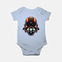 Master Of The Yoga Flame-Baby-Basic-Onesie-glitchygorilla