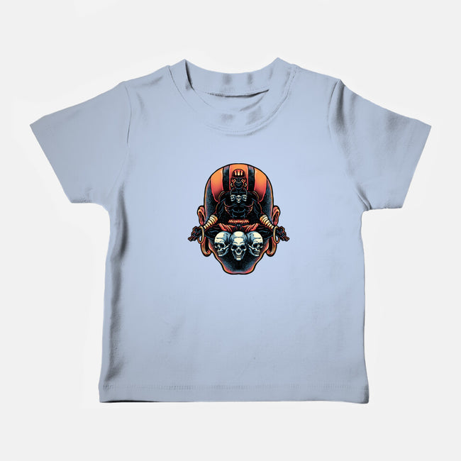 Master Of The Yoga Flame-Baby-Basic-Tee-glitchygorilla