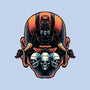 Master Of The Yoga Flame-Womens-Fitted-Tee-glitchygorilla