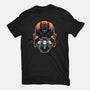Master Of The Yoga Flame-Womens-Fitted-Tee-glitchygorilla