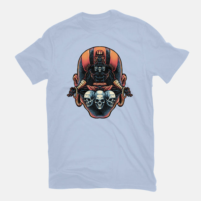 Master Of The Yoga Flame-Womens-Fitted-Tee-glitchygorilla