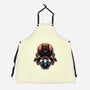 Master Of The Yoga Flame-Unisex-Kitchen-Apron-glitchygorilla