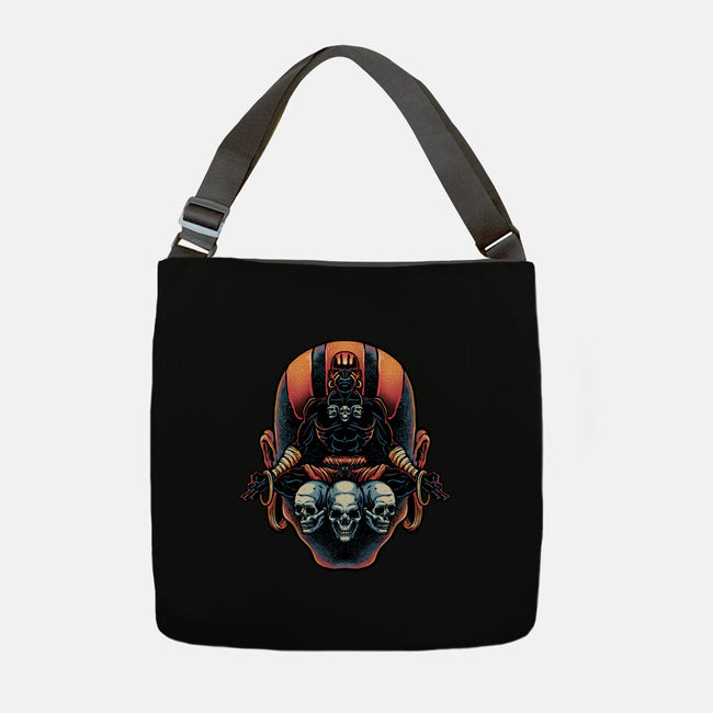 Master Of The Yoga Flame-None-Adjustable Tote-Bag-glitchygorilla