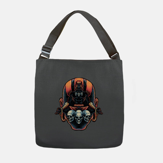 Master Of The Yoga Flame-None-Adjustable Tote-Bag-glitchygorilla