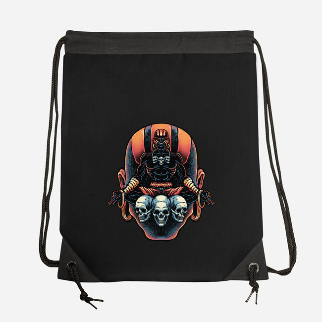 Master Of The Yoga Flame-None-Drawstring-Bag-glitchygorilla