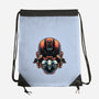 Master Of The Yoga Flame-None-Drawstring-Bag-glitchygorilla