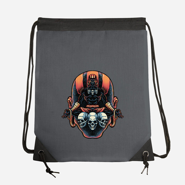 Master Of The Yoga Flame-None-Drawstring-Bag-glitchygorilla