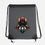 Master Of The Yoga Flame-None-Drawstring-Bag-glitchygorilla