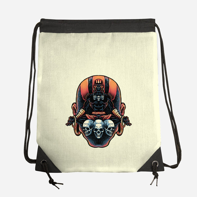 Master Of The Yoga Flame-None-Drawstring-Bag-glitchygorilla