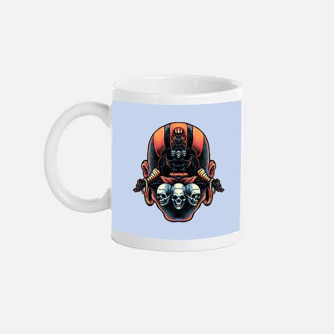 Master Of The Yoga Flame-None-Mug-Drinkware-glitchygorilla