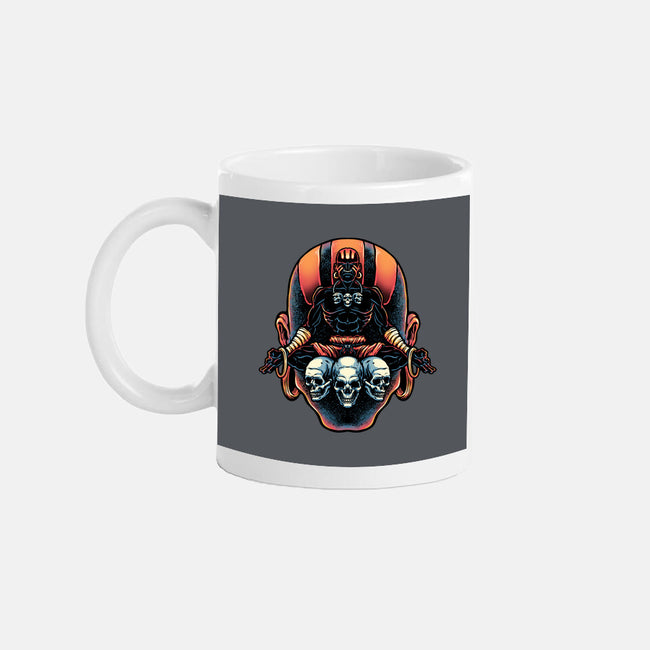 Master Of The Yoga Flame-None-Mug-Drinkware-glitchygorilla