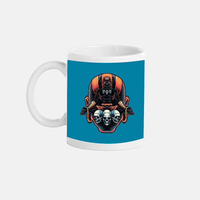 Master Of The Yoga Flame-None-Mug-Drinkware-glitchygorilla