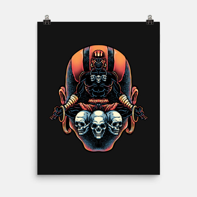 Master Of The Yoga Flame-None-Matte-Poster-glitchygorilla