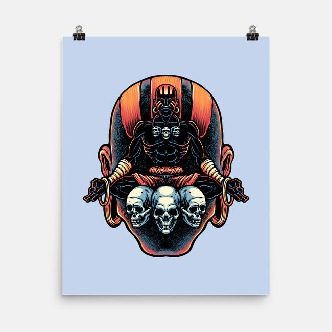 Master Of The Yoga Flame-None-Matte-Poster-glitchygorilla