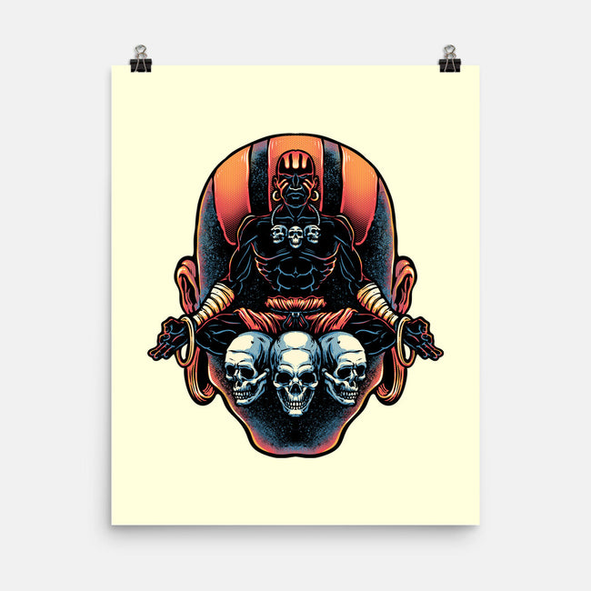 Master Of The Yoga Flame-None-Matte-Poster-glitchygorilla