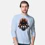 Master Of The Yoga Flame-Mens-Long Sleeved-Tee-glitchygorilla
