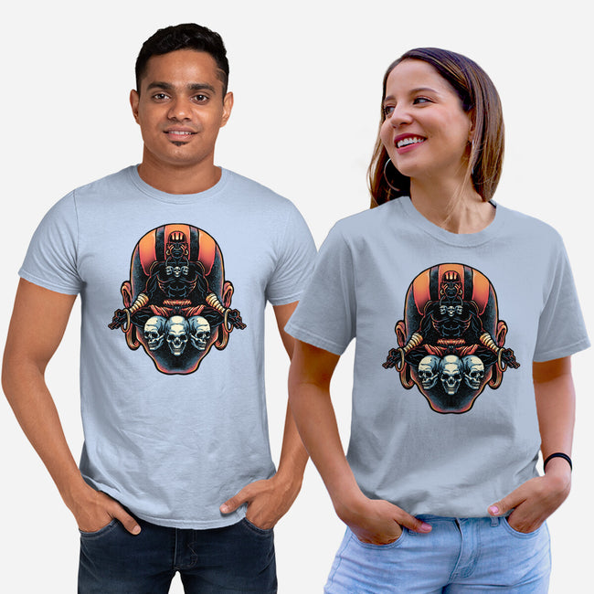 Master Of The Yoga Flame-Unisex-Basic-Tee-glitchygorilla
