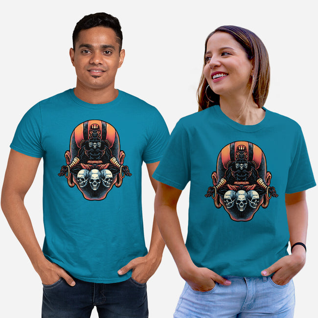 Master Of The Yoga Flame-Unisex-Basic-Tee-glitchygorilla