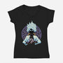 Greatest Awakening-Womens-V-Neck-Tee-glitchygorilla