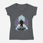 Greatest Awakening-Womens-V-Neck-Tee-glitchygorilla