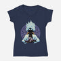 Greatest Awakening-Womens-V-Neck-Tee-glitchygorilla