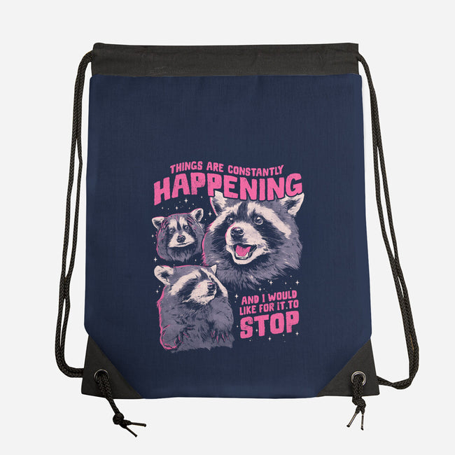 Things Are Constantly Happening-None-Drawstring-Bag-eduely