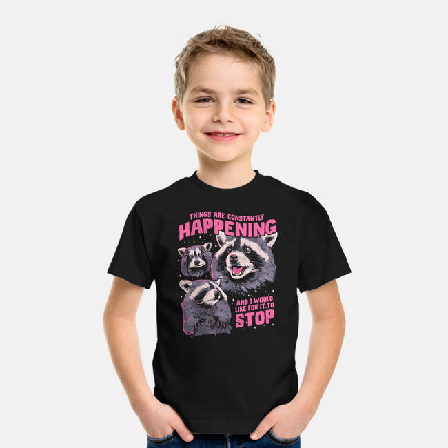 Things Are Constantly Happening-Youth-Basic-Tee-eduely