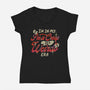 Weirdo Era-Womens-V-Neck-Tee-koalastudio