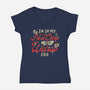 Weirdo Era-Womens-V-Neck-Tee-koalastudio