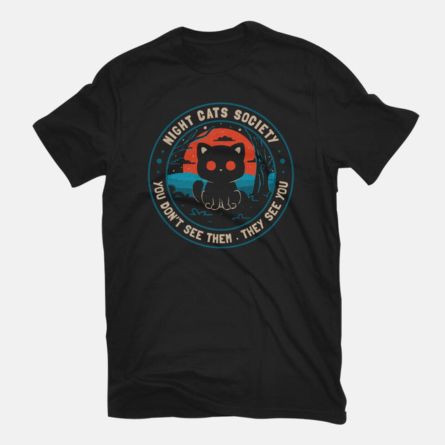 Night Cats Society-Mens-Premium-Tee-koalastudio