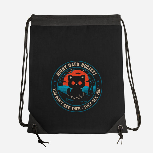 Night Cats Society-None-Drawstring-Bag-koalastudio