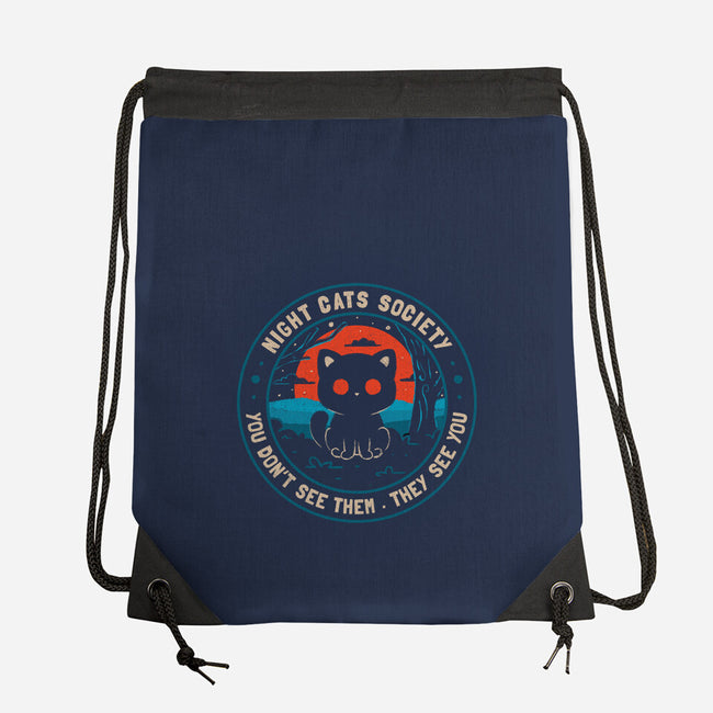 Night Cats Society-None-Drawstring-Bag-koalastudio
