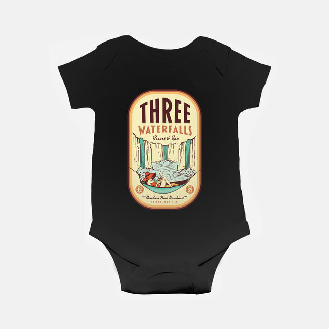 Three Waterfalls-Baby-Basic-Onesie-hbdesign