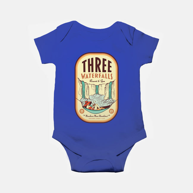 Three Waterfalls-Baby-Basic-Onesie-hbdesign