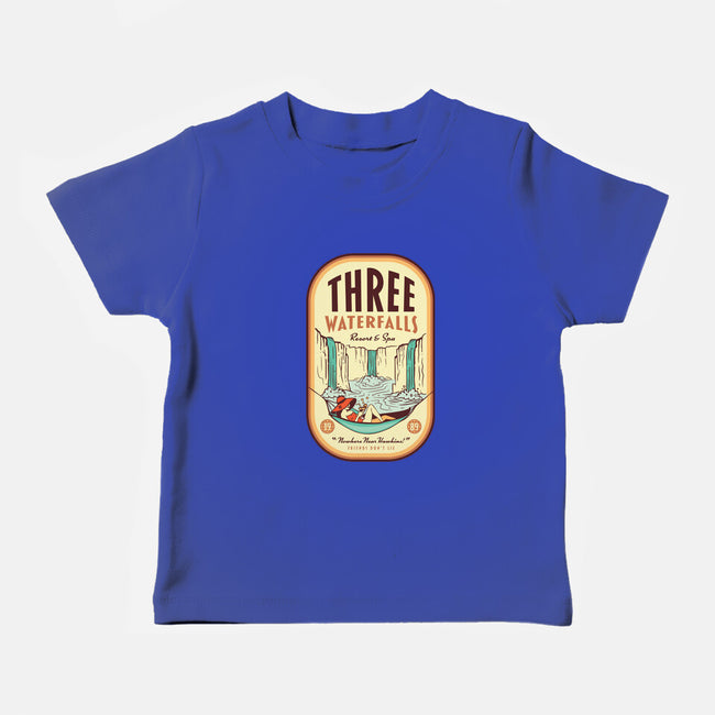 Three Waterfalls-Baby-Basic-Tee-hbdesign