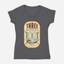Three Waterfalls-Womens-V-Neck-Tee-hbdesign